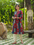 Notch Neck Embroidered Straight Kurta